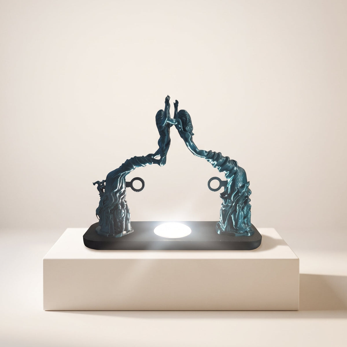Lámpara Portal Maya –  Tornasol con Luz LED Multicolor