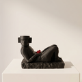 Figura Chac Mool Maya Con Ofrenda
