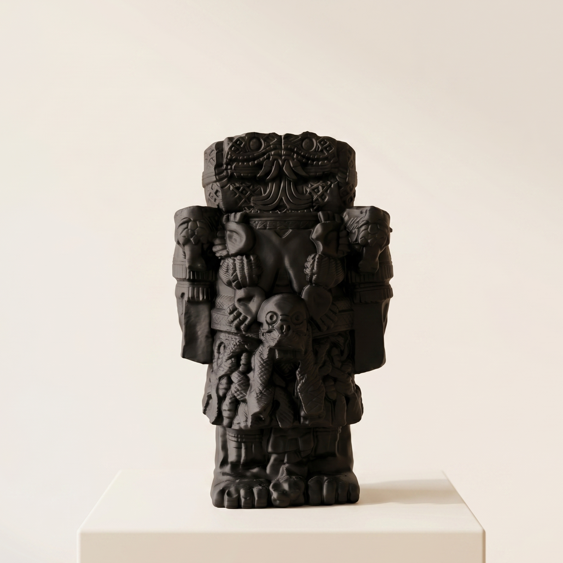 Coatlicue — Figura Decorativa Impresa en 3D